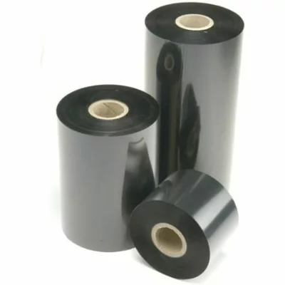 ZEBRA  Ribbon 3200 Wax/resin 110 Mm Box Of 6 Blanc,Noir