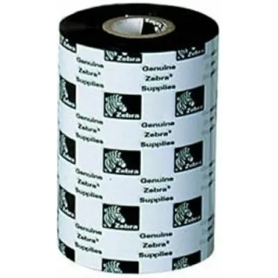ZEBRA  Ribbon 3200 Wax/resin 64 Mm Box Of 12 Noir