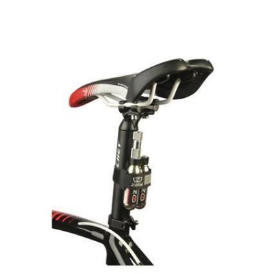 ZEFAL  zlpu4161 support de tige de selle pour co2 + 2 cartouches filet&eacute;es 16 g