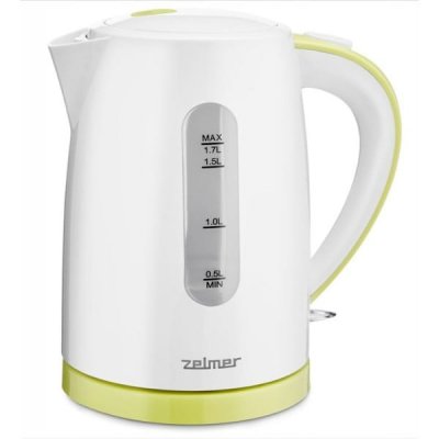 ZELMER  Zck7616l Bouilloire 1,7 L 2200 W Blanc, Jaune