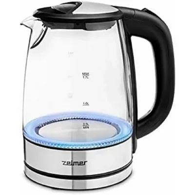 ZELMER  Zck8024 Bouilloire 1,7 L 2200 W Noir, Transparent