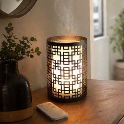 ZEN AROME  Diffuseur d'huiles essentielles ultrasonique Vela - Noir
