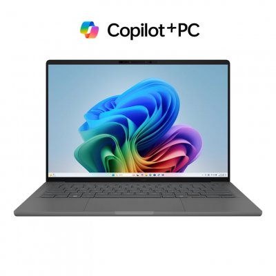 ASUS Zenbook 14 OLED UX3407QA-DRFQD405W 14"" Qualcomm Snapdragon X 16 Go RAM 512 Go SSD Gris