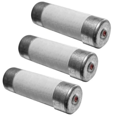 ZENITECH -3 fusibles c&eacute;ramique 8,5x 31,5-20A avec voyant NF - 