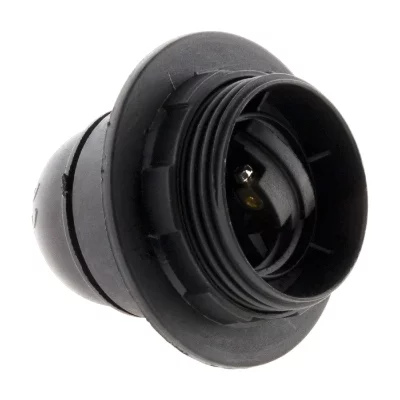 ZENITECH  - Douille E27 Thermoplastique simple bague Noir