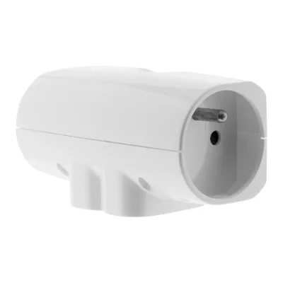 ZENITECH  Quadriplite lat&eacute;rale 2 prises 16A et 2 prises 6A blanc