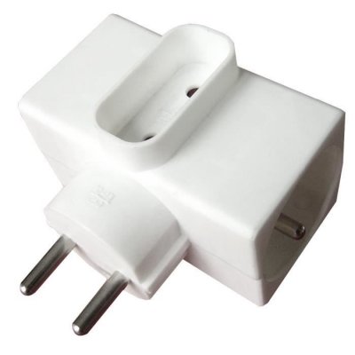 ZENITECH -Triplite 2x 16A + 1x6A lat&eacute;rale Blanc - 