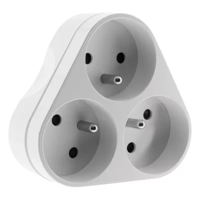 ZENITECH  - triplite triangulaire 16A blanc SKU-PPR-893898