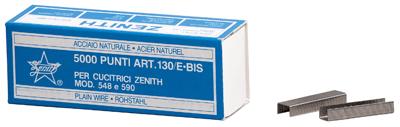 GENERIQUE ZENITH Lot de 3 Bo&icirc;tes de 5000 agrafes 130/E Bis en acier
