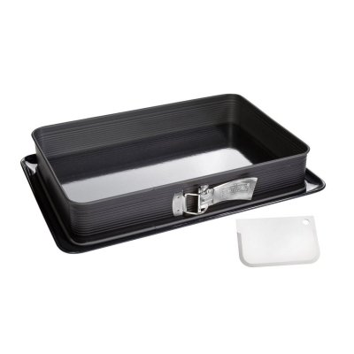 ZENKER  7022 Deluxe Moule &agrave; charni&egrave;re rectangulaire avec plateau amovible 29 x 42 cm