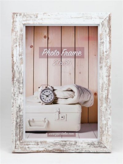 ZEP  Cadre photo Nelson 6 - 30x40 cm - Blanc vieilli - Bois