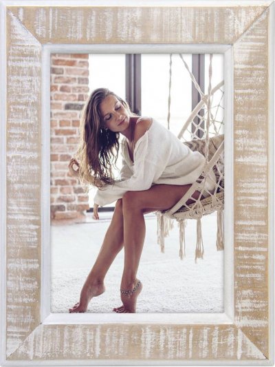 ZEP  Levico 20x30 Cm Wood Portrait Photo Frame Marron,Beige,Blanc