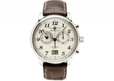 ZEPPELIN  Montre Homme Quartz avec Bracelet en Cuir &ndash; 76845