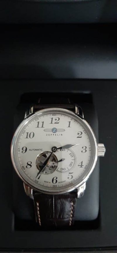 ZEPPELIN  Montres Homme - Bracelet en cuir & r&eacute;sine 7666-5