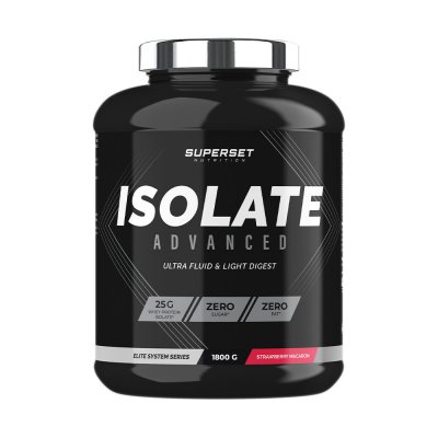 SUPERSET NUTRITION Zero Isolate Advanced (1,8kg)Macaron Fraise Whey Isolate