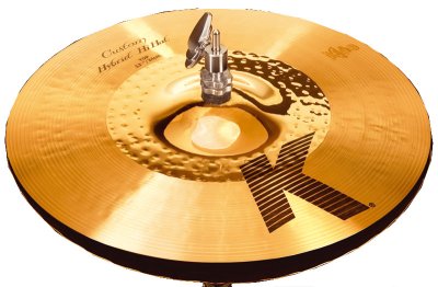ZILDJIAN  K Custom Series - 13 1/4"" Hybrid Hi-Hat Cymbals - Pair