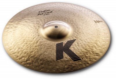 ZILDJIAN  K Custom Series - 18"" Fast Crash Cymbal - Brilliant finish