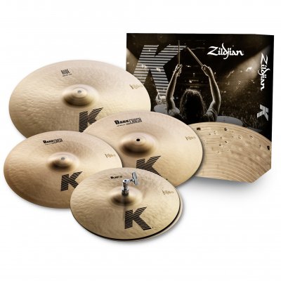 ZILDJIAN  K  Series Cymbal Box Set - 14"" Hi-Hats, 16""/18"" Thin Crash, 20"" Ride