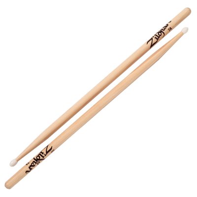 ZILDJIAN ACCESSORIES Zildjian Super 5B Hickory Drumsticks - Wood Tip