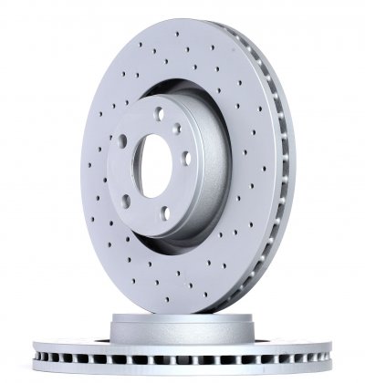 ZIMMERMANN  Jeu de 2 disques de frein 100.3318.52