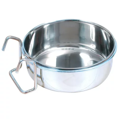 ZOLUX -Bol &Agrave; Crochets Inox 9cm-0.26l