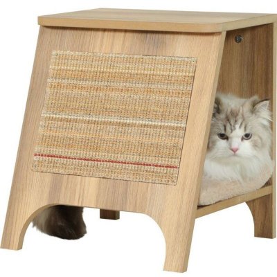 ZOLUX  Bor&eacute;al Console Griffoir 3-en-1 S - Beige - Jusqu'&agrave; 5 kg