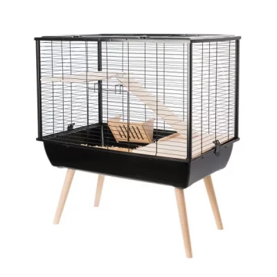 ZOLUX  Cage Neo Muki Grand Rongeur L 77.5 X P 47.5 X H 87.5 Cm Noire