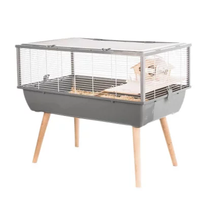 ZOLUX  Cage Neo Nigha Petit Rongeur L 77.5 X P 47.5 X H 64.5 Cm Grise