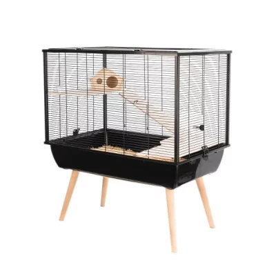 ZOLUX  Cage Neo Silta Petit Rongeur L 77.5 X P 47.5 X H 87.5 Cm Noire