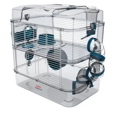 ZOLUX  Cage pour Hamster, Souris, Gerbille ''RODY 3'' Duo