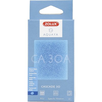 ZOLUX  Cascade 30 Lot de 2 filtres en &eacute;ponge Bleu Marine