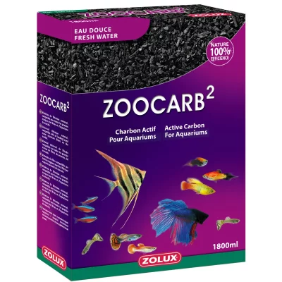 ZOLUX  : Charbon Aquarium Filtrant Zoocarb 2 : 1,8l