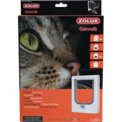 ZOLUX  Chati&egrave;re 4 Positions pour Chat Blanc