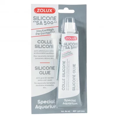 ZOLUX  Colle Silicone Transparent pour Aquarium 80 ml