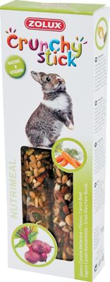 ZOLUX  Crunchy Stick Friandise pour Lapin Carotte/Betterave 115 g