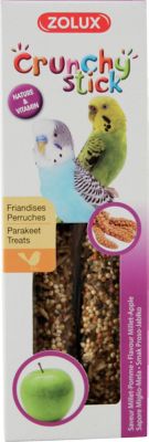 ZOLUX  Crunchy Stick Friandise pour Perruche Millet/Pomme 85 g
