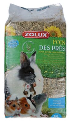 ZOLUX  Foin des pr&eacute;s 30 litres (1kg) pour Petits mammif&egrave;res