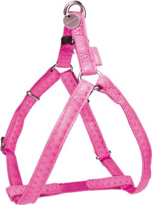  Zolux Harnais Reglable Mac Leather 10mm Fuchsia