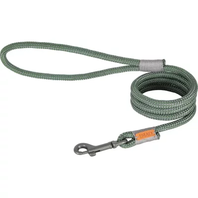 ZOLUX  - Laisse IMAO Hyde Park. &oslash; 9 mm x 1,2 m&egrave;tre. Kaki pour Chien.