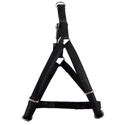 ZOLUX  Mac Leather Harnais R&eacute;glable pour Chien Noir 10 mm