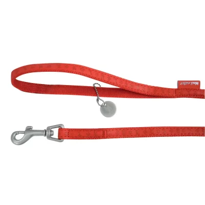 ZOLUX  Mac Leather Laisse pour Chien Rouge 25 mm