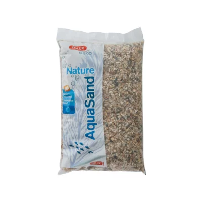 ZOLUX  - Sol d&eacute;coratif Aquasand naturel quartz gros 5kg