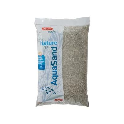 ZOLUX  - Sol d&eacute;coratif Aquasand naturel quartz moyen 5kg