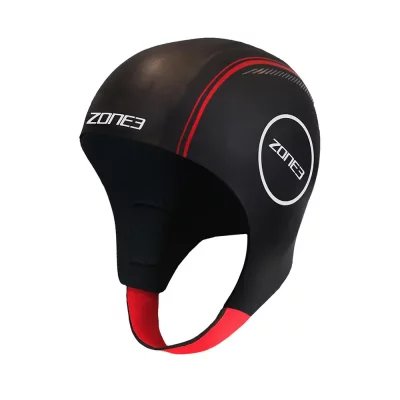 ZONE3 Zone 3 One Piece Bonnet de Natation Noir en n&eacute;opr&egrave;ne- Taille S