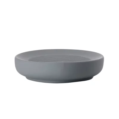 ZONE DENMARK  Ume Soap Dish Dia. 12 x 3 cm Grey
