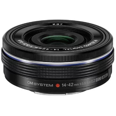 OM SYSTEM Zoom reflex num&eacute;rique  14-42 POWERZOOM NOIR OM