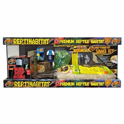 ZOO MED ZOOMED Kit terrarium tout &eacute;quip&eacute; - 76 x 30 x 30 cm - Pour serpent