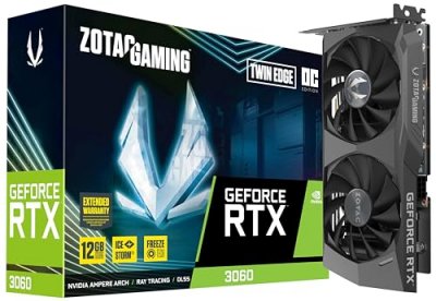 ZOTAC  - Carte Graphique GAMING GeForce RTX 3060 Twin Edge OC 