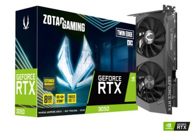 ZOTAC  Gaming GeForce RTX 3050 Twin Edge OC LHR 8 Go 