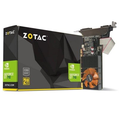 ZOTAC  GeForce GT 710 2Go GDDR3 1xHDMI, GT 710 Fan Sink